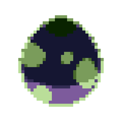 A recoloured Pokemon Gen III Egg Sprite